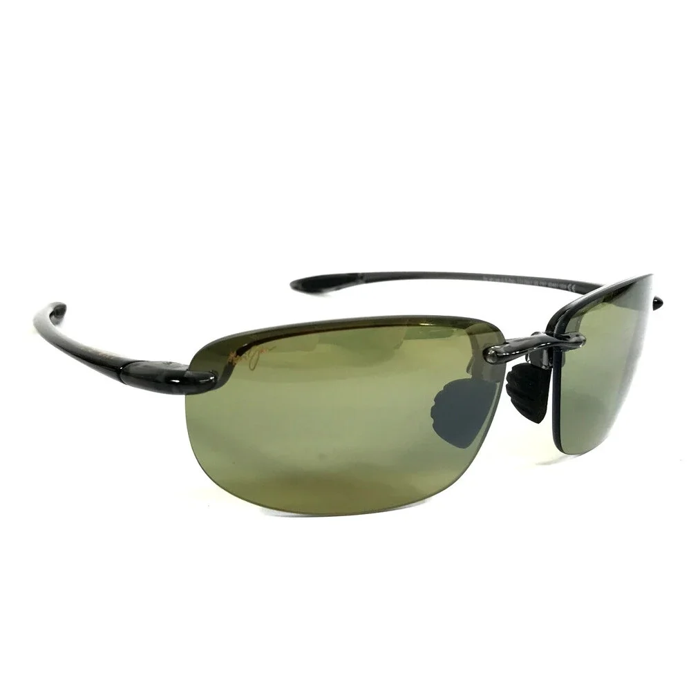 Maui Jim Sunglasses Ho'okipa MJ-407N Translucent Gray Frames w/ Maui HT Lenses